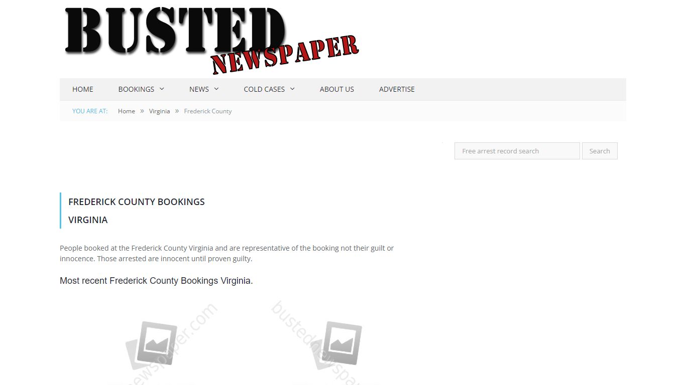 Frederick County, VA Mugshots - BUSTEDNEWSPAPER.COM